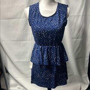 Blue Polka Dot Dress